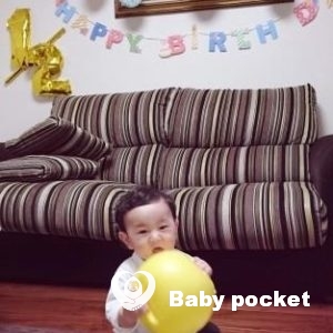 フルート君ハーフバースデー&はじめてのお正月