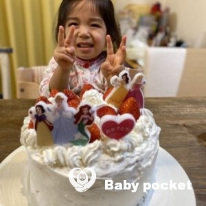 えがおちゃん3歳になりました♪