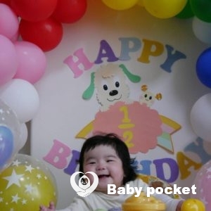 はなももちゃん♪ハーフバースデー♪