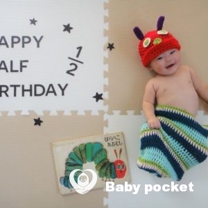 にゅう君🌟ハーフバースデー