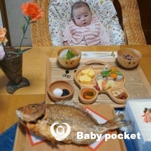 愛逢月ちゃん「百日祝い」