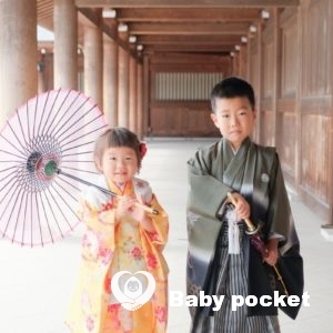 おかわり君5歳⭐おこめちゃん3歳⭐七五三のお祝い