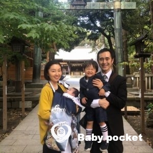 ふみづきくんのお宮参りとお食い初め