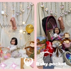 はなももちゃん💕一歳の報告💕