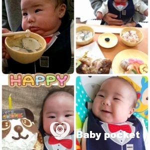 クックくんのお宮参り・お食い初めのご報告