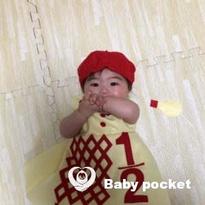 こじかちゃんハーフバースデーと初節句