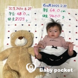 こじかちゃんハーフバースデーと初節句