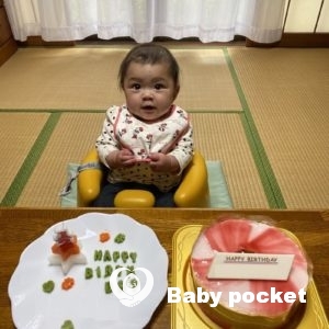 ジェシーちゃん♪ハーフバースデーのお祝い⭐