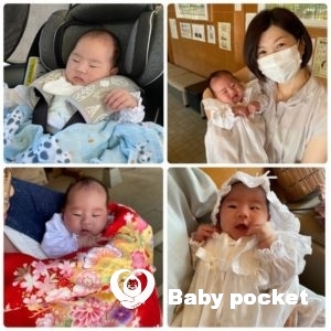 苺ミルクちゃん 1ヶ月検診&お宮参りのご報告