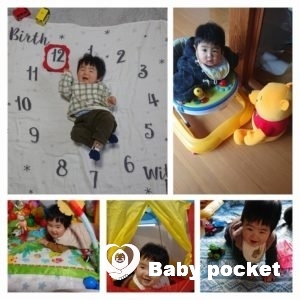 風くんが1歳のお誕生日を迎えました。