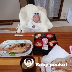 すみちゃんがお食い初め&お宮参りを行いました。