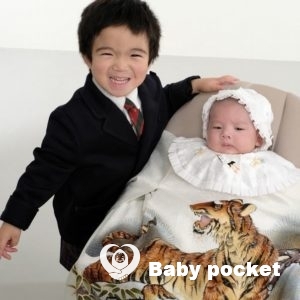 スナドリネコくんお宮参りと一か月検診 ぼのぼのくん七五三