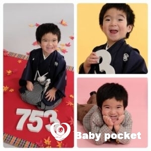 スナドリネコくんお宮参りと一か月検診 ぼのぼのくん七五三