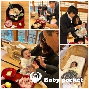 花火くんの100日とお食い初め🌟