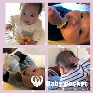 チャムスくんハーフバースデー・離乳食開始✨