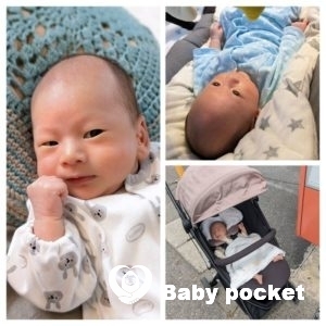 イナリ君 お宮参りと一か月健診