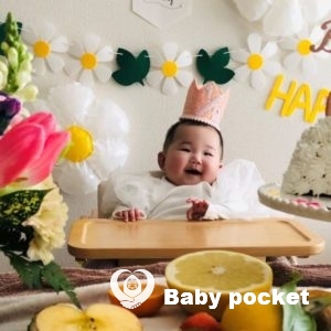 うさおとちゃんのハーフバースデー&初節句