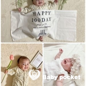 ららちゃん100日のお祝い