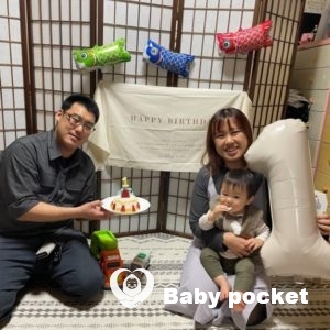 ニコル君、1歳の誕生日を迎えました。