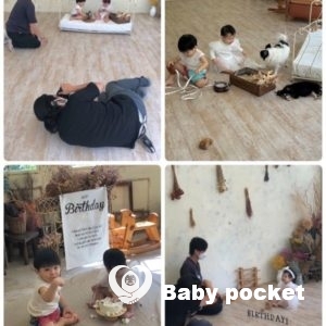 うさおとちゃんの1歳誕生日