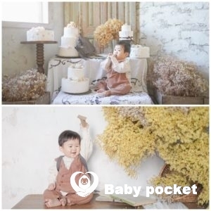 べる君１歳　happy birthday！