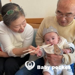 いがぐり君のお食い初め