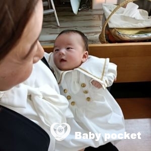 マーシャル君  お宮参りとお食い初めのご報告